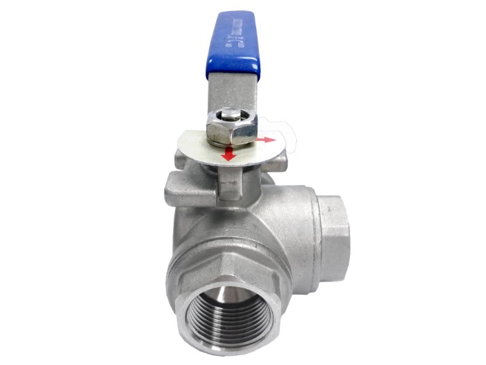 3-Way L-Port Ball Valve