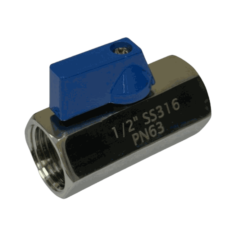 Stainless Steel FxF Mini Ball Valves