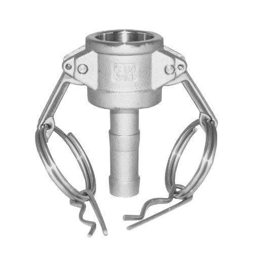 Type C: Hose Shank x Female Coupler SS316