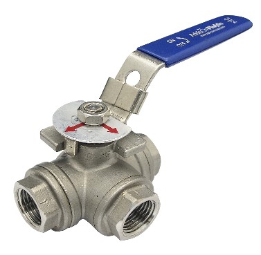 3 Way L-Port Ball Valve