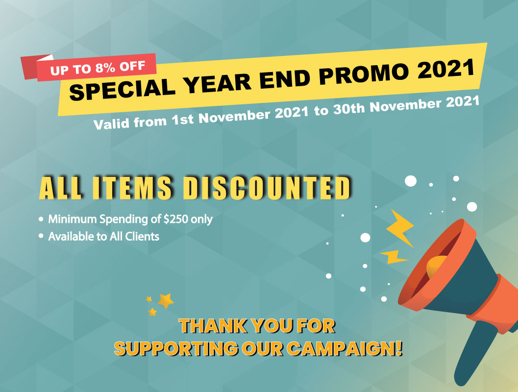 Special Year End Promo 2021​