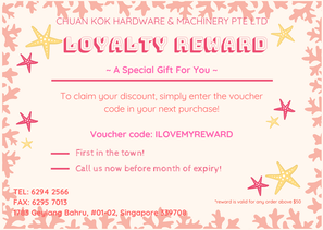 Loyalty Reward Just For You